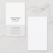 Trendy Simple Sjabloon Elegant Modern Professional Visitekaartje (Voorkant / Achterkant)