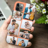 Trendy Sinaasappel 7 Fotocollage Case-Mate iPhone Case