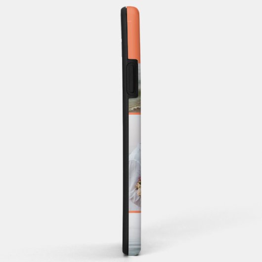 Trendy Sinaasappel 7 Fotocollage Case-Mate iPhone Case (Achterkant/rechts)