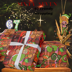 Trendy Sixty Seven Inpakpapier I rode tartan