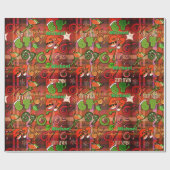Trendy  Sixty Seven  Wrapping Paper I red plaid Cadeaupapier (Vlak)