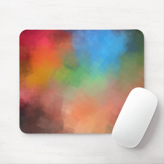 Trendy Sjabloon Abstracte art. elegant kleurrijk Muismat (Met muis)