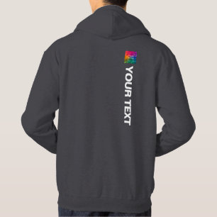 Trendy sjabloon achterkant ontwerp afdrukken heren hoodie