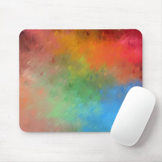 Trendy Sjabloon Colorful Abstracte Art Elegant Muismat (Met muis)