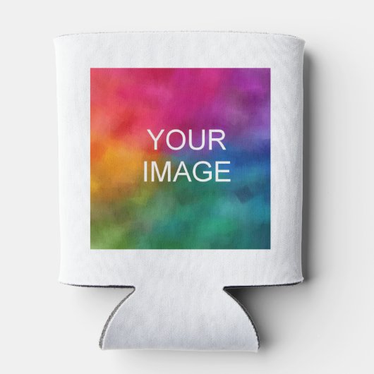 Trendy Sjabloon Custom Photo Afbeelding of Logo Pl Blikjeskoeler (Achterkant)