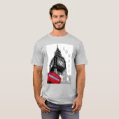 Trendy Sjabloon Elegant Modern London Big Ben T-shirt (Voorkant volledig)