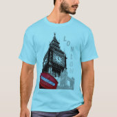 Trendy Sjabloon Elegant Modern Pop Art London T-shirt (Voorkant)