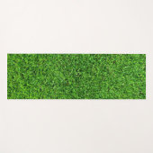Trendy Sjabloon Natuur Green Grass Field Fitness Yogamat (Voorkant (horizontaal))