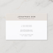 Trendy Sjabloon voor eenvoudig ontwerp Visitekaartje (Voorkant)