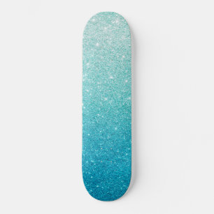 trendy skateboard met glitter glitter