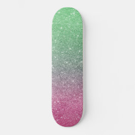 trendy skateboard met glitter glitter