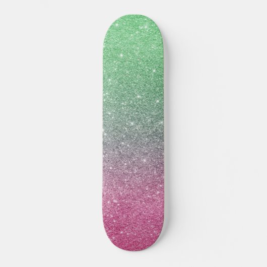 trendy skateboard met glitter glitter (Voorkant)