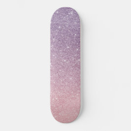 trendy skateboard met glitter glitter