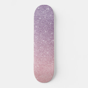 trendy skateboard met glitter glitter