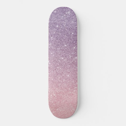 trendy skateboard met glitter glitter (Voorkant)