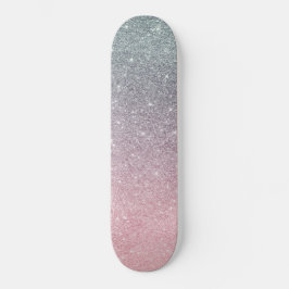 trendy skateboard met glitter glitter