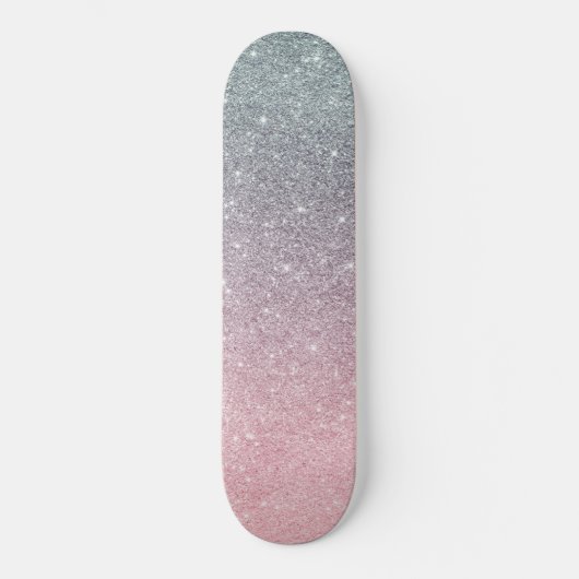 trendy skateboard met glitter glitter (Voorkant)