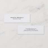 Trendy Skinny Clear Consultant Visitekaartje (Voorkant / Achterkant)