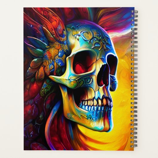 Trendy Skull Planner (Achterkant)