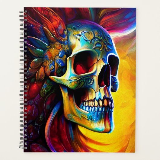 Trendy Skull Planner (Voorkant)