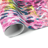 trendy slang skin leopard animal print blend neon cadeaupapier (Rol Hoek)