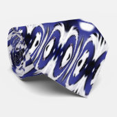 Trendy slim snowy night stropdas (Opgerold)