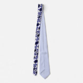 Trendy slim snowy night stropdas (Achterkant)