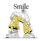 Trendy Smile Face Streetwear T-shirt