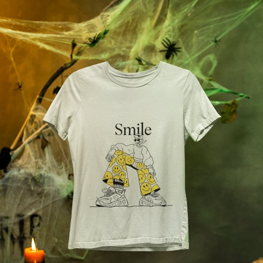 Trendy Smile Face Streetwear T-shirt