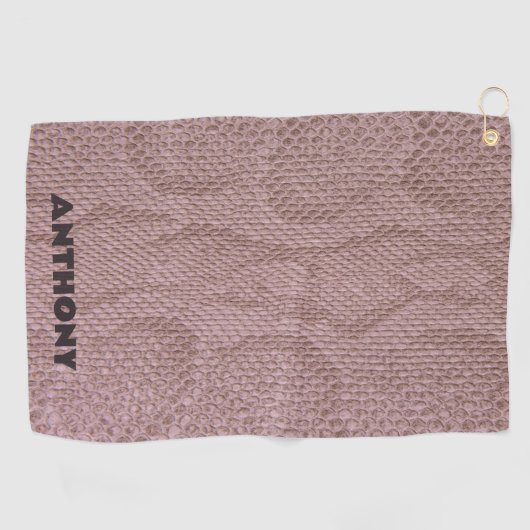 Trendy Snakeskin Golfhanddoek (Horizontaal)