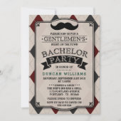 Trendy Snorhaar Afscheidsfeest Invitaties Kaart (Voorkant)