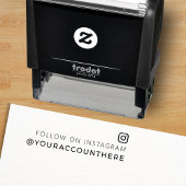 Trendy Social Media Business Professional Zelfinktende Stempel