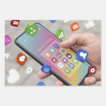 Trendy social media design