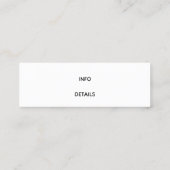 trendy social media visitekaartje (Achterkant)