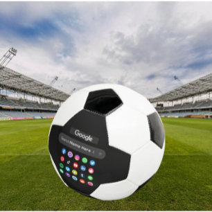 Trendy sociale media pictogrammen Google zoekbalk  Voetbal