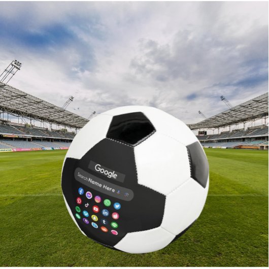 Trendy sociale media pictogrammen Google zoekbalk  Voetbal