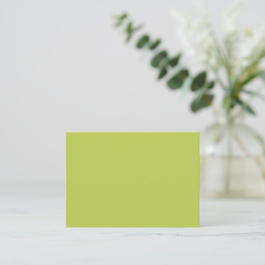 Trendy Soft Chartreuse Note Card Notitiekaartje (Staand voorkant)