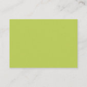 Trendy Soft Chartreuse Note Card Notitiekaartje (Achterkant)