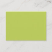 Trendy Soft Chartreuse Note Card Notitiekaartje (Voorkant)