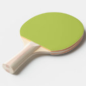 Trendy Soft Chartreuse Ping Pong Paddle Tafeltennisbatje (Voorkant Gekanteld)