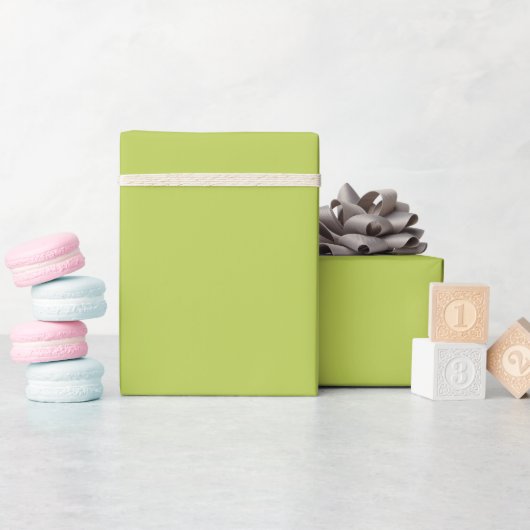Trendy Soft Chartreuse Wrapping Paper Roll Cadeaupapier (Baby Shower)