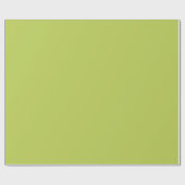 Trendy Soft Chartreuse Wrapping Paper Roll Cadeaupapier (Vlak)