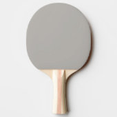 Trendy Soft Gray-Beige  Custom Ping Pong Paddle Tafeltennisbatje (Achterkant)