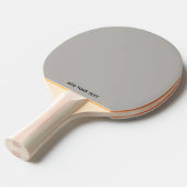 Trendy Soft Gray-Beige  - Custom Ping Pong Paddle Tafeltennisbatje (Voorkant Gekanteld)