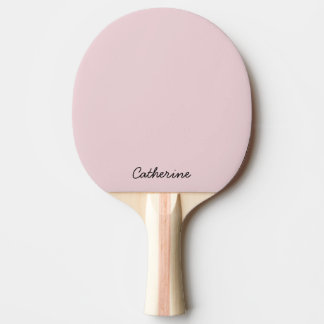 Trendy Soft Pastel Pink Custom Ping Pong Paddle Tafeltennisbatje