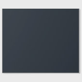 Trendy solide, vlakke diepe marine cadeaupapier (Vlak)