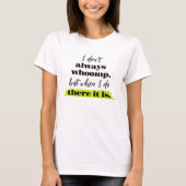 Trendy Song Tekst Grijs Lime Groen Typografie T-shirt (Voorkant)