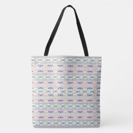 Trendy Southwestern Etnic Tribal Pattern Tote Bag