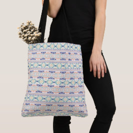 Trendy Southwestern Etnic Tribal Pattern Tote Bag