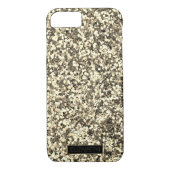Trendy Sparking Gold Glitter, Lijst-gepersonalisee Case-Mate iPhone Case (Achterkant)
